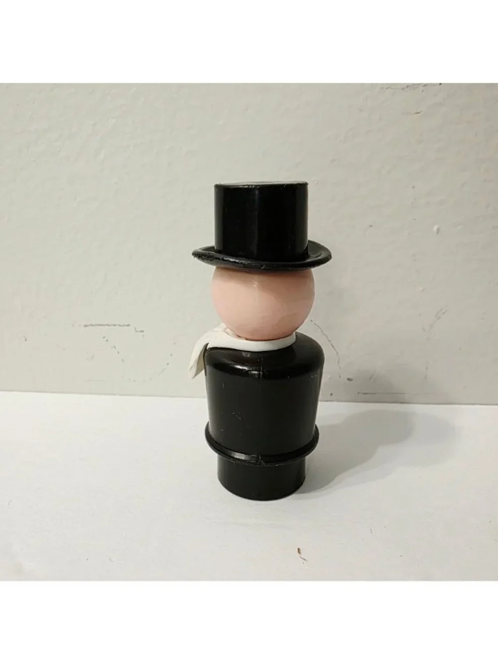 Vtg Fisher-Price 70's Little People Circus Ringmaster Black Tuxedo